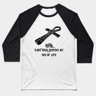 The Ankh Cross Key of Life Ancient Egyptian Symbol Baseball T-Shirt